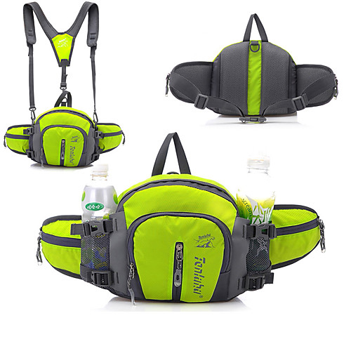 

Hiking Backpack Fanny Pack Hiking Waist Bag Expandable Lightweight Breathable Rain Waterproof Wear Resistance Outdoor Camping / Hiking Cycling / Bike Outdoor Nylon Red Green Blue