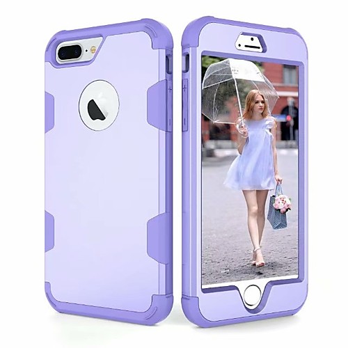 

Phone Case For Apple Full Body Case iPhone X iPhone 8 Plus iPhone 8 iPhone 7 Plus iPhone 7 iPhone 6s Plus iPhone 6s iPhone 6 Plus iPhone 6 Shockproof Solid Color Hard PC