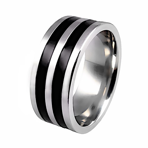 

Ring Lasso Gold Silver Titanium Steel Stylish Classic 1pc 7 8 9 / Men's