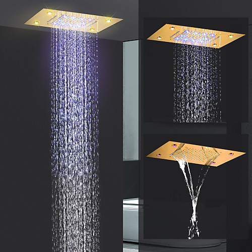 

Contemporary Rain Shower Ti-PVD Feature - New Design / Rainfall, Shower Head