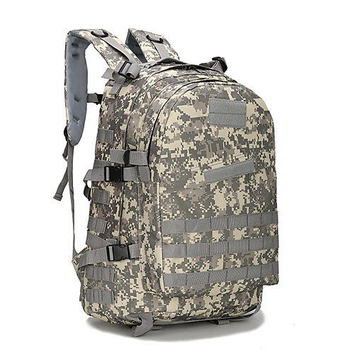 

Hiking Backpack Military Tactical Backpack 40 L - Camouflage Lightweight 3D Pad Wear Resistance High Capacity Outdoor Camping / Hiking Hunting Climbing Oxford Cloth 600D Rough Black Khaki Blue / Black