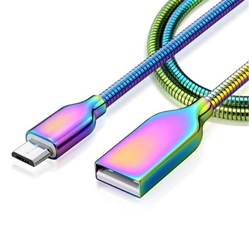 

Type-C Cable 1m-1.99m / 3ft-6ft Quick Charge Zinc Alloy USB Cable Adapter For Samsung / Huawei