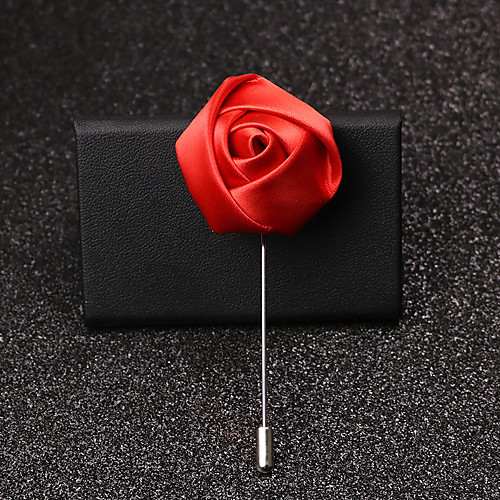 

Men's Brooches Braided Classic Elegant Fashion Brooch Jewelry Wine Black Purple For Wedding Party