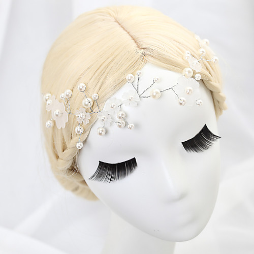 

Other Material / Imitation Pearl Headdress with Imitation Pearl 1 Piece Wedding Headpiece