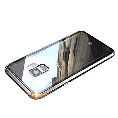 

Кейс для Назначение SSamsung Galaxy S9 Plus / S9 Магнитный Чехол Однотонный Твердый Металл для S9 / S9 Plus / S8 Plus
