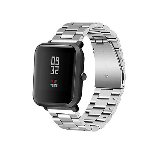 

Watch Band for Huami Amazfit Bip Younth Watch Xiaomi Sport Band Metal / Stainless Steel Wrist Strap