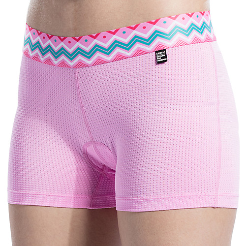 

SANTIC Women's Cycling Under Shorts Bike Shorts Underwear Shorts Padded Shorts / Chamois Breathable Sweat-wicking Sports Polyester Elastane Winter Purple / Light Pink Mountain Bike MTB Road Bike