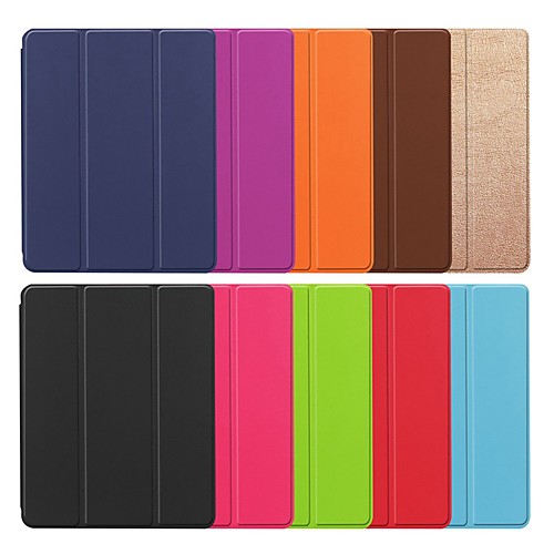 

Case For Huawei Huawei MediaPad M3 Lite 8(CPN-W09, CPN-AL00 with Stand / Magnetic Full Body Cases Solid Colored Hard PU Leather