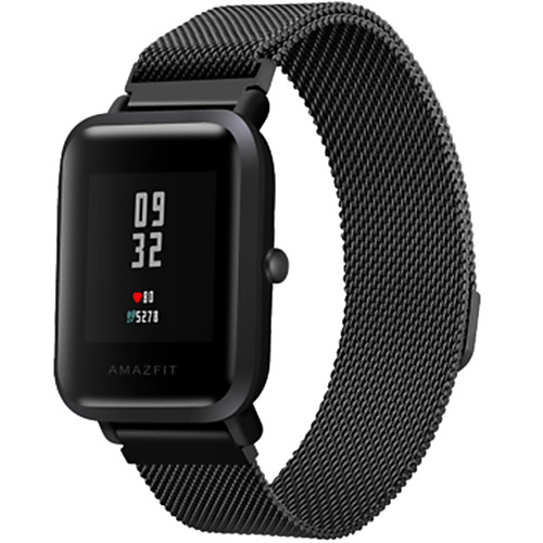 

Ремешок для часов для Huami Amazfit Bip Younth Watch Xiaomi Миланский ремешок Нержавеющая сталь Повязка на запястье