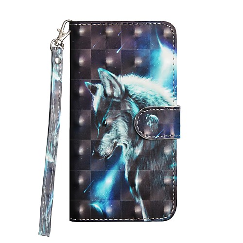 

Phone Case For Samsung Galaxy Full Body Case Leather Wallet Card J7 J6 J5 J5 (2016) J4 J3 J3 (2016) J2 PRO 2018 J2 Prime Wallet Card Holder with Stand Animal Hard PU Leather