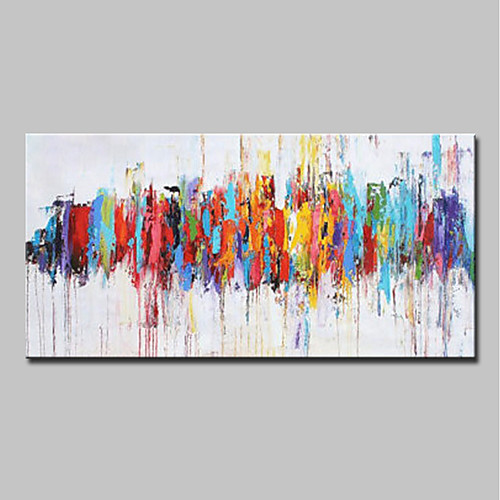 

Oil Painting Handmade Hand Painted Wall Art Colorful Abstract Modern Home Decoration Décor Rolled Canvas No Frame Unstretched