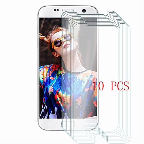

Screen Protector for Samsung Galaxy S7 Tempered Glass 10 pcs Front Screen Protector 9H Hardness / Scratch Proof