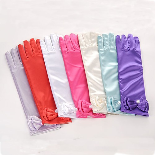 

Spandex Fabric Elbow Length Glove Vintage Style / Gloves With Solid