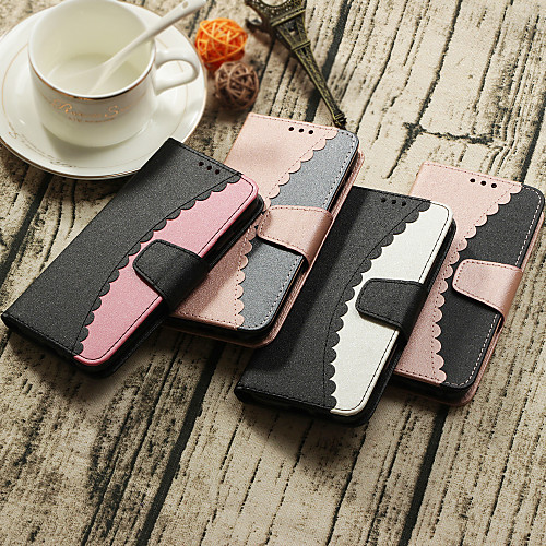

Case For Samsung Galaxy J7 V / J7 (2017) / J5 (2017) Wallet / Card Holder / with Stand Full Body Cases Solid Colored Hard PU Leather