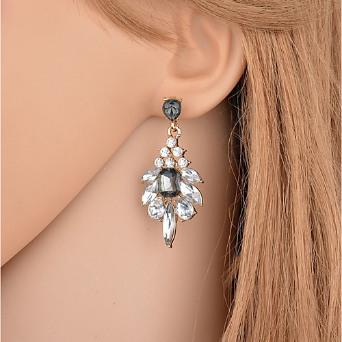 

Women's Drop Earrings Long Ladies Trendy Sweet Earrings Jewelry Black / Green / Pink For Gift Holiday 1 Pair