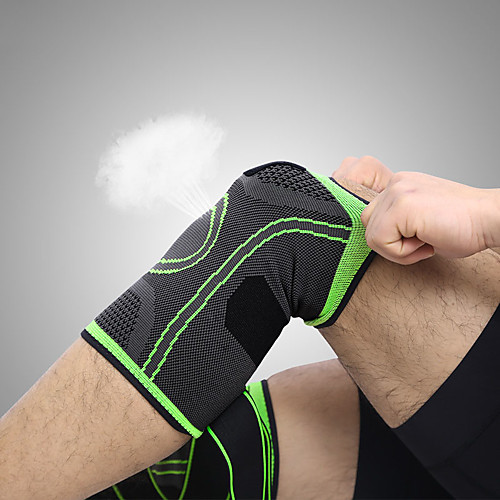 

Knee Brace 2 pcs Sports Elastane Emulsion Gym Workout Basketball Weightlifting Stretchy Breathable Adjustable / Retractable Compression For Men Women Knee