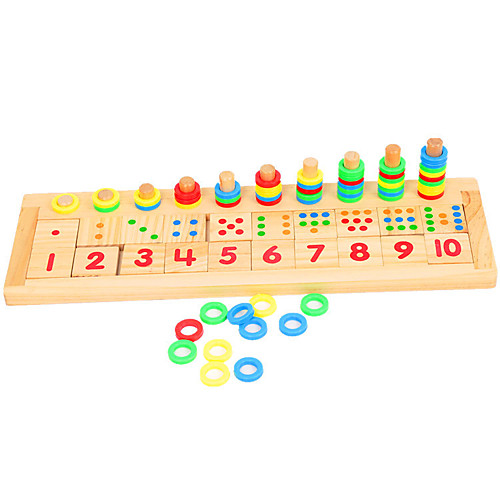 

Montessori Teaching Tool / Wooden Puzzle Education Wooden 1 pcs Kid's Boys' Gift