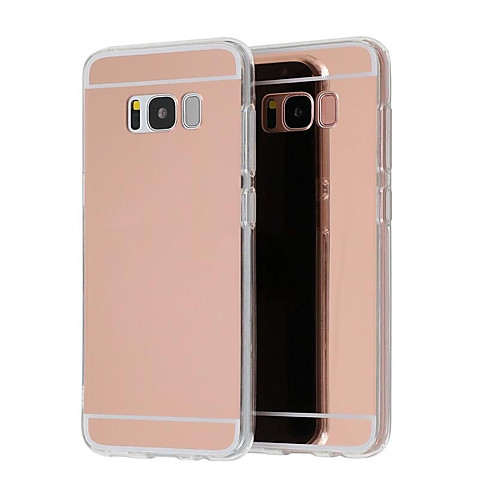 

Phone Case For Samsung Galaxy Back Cover S9 S9 Plus S8 Plus S8 S7 edge S7 S6 edge S6 Plating Mirror Ultra-thin Solid Color Hard Acrylic