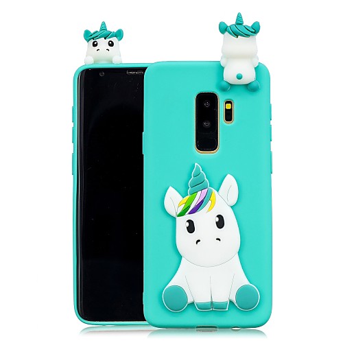 

Кейс для Назначение SSamsung Galaxy S9 Plus / S8 Plus Своими руками Кейс на заднюю панель единорогом Мягкий ТПУ для S9 / S9 Plus / S8 Plus