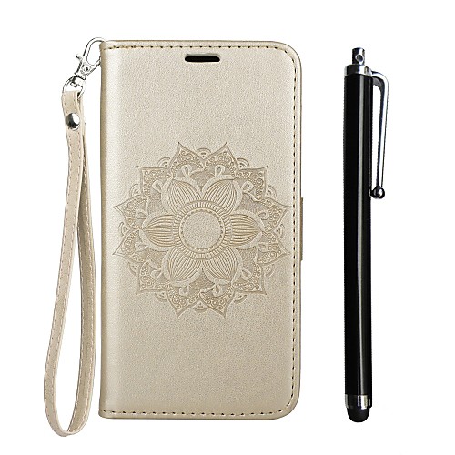 

Case For Samsung Galaxy J6 / J5 (2017) / J5 (2016) Wallet / Card Holder / with Stand Full Body Cases Mandala Hard PU Leather