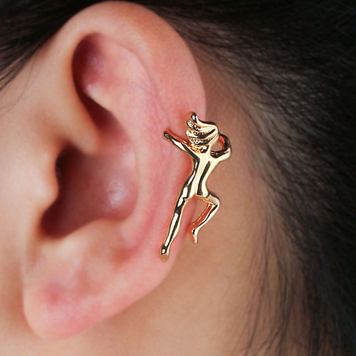 

Women's Clip on Earring Ear Cuff Helix Earrings Sculpture Creative Ladies Simple Cartoon Hip-Hop Small Cute Earrings Jewelry Silver / Gold For Party / Evening Going out Club 1pc