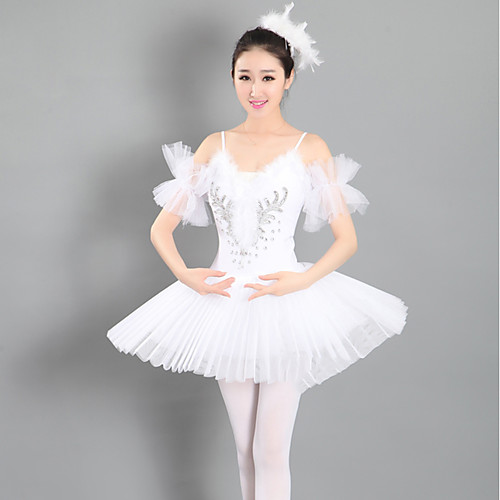 

Ballet Tutus Ruching Women's Performance Sleeveless Spandex