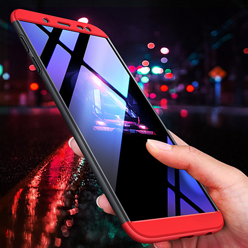 

Кейс для Назначение SSamsung Galaxy J6 Покрытие Кейс на заднюю панель Однотонный Твердый ПК для J6