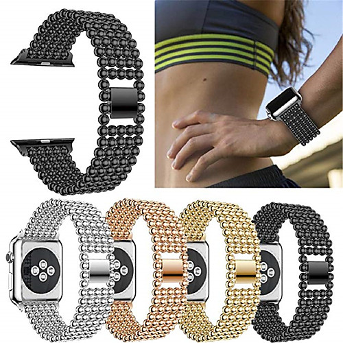 

Watch Band for Apple Watch Series 3 / 2 / 1 Apple Sport Band Metal / Stainless Steel Wrist Strap
