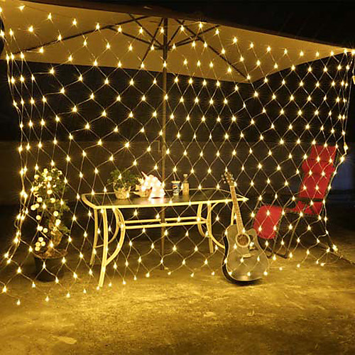 

1.5m String Lights Outdoor String Lights 500 LEDs EL 1 set White Red Yellow Waterproof Creative Decorative 220-240 V