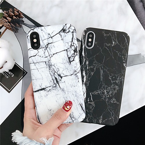 

Case For Apple iPhone X / iPhone 8 Plus / iPhone 8 Pattern Back Cover Marble Hard PC