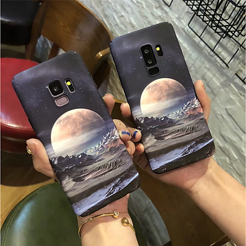 

Case For Samsung Galaxy S9 / S9 Plus / S8 Plus Frosted Back Cover Scenery Hard PC