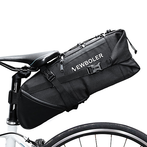 

10 L Bike Saddle Bag Reflective Adjustable Large Capacity Bike Bag Polyester 900D Bicycle Bag Cycle Bag Road Bike Mountain Bike MTB / Waterproof