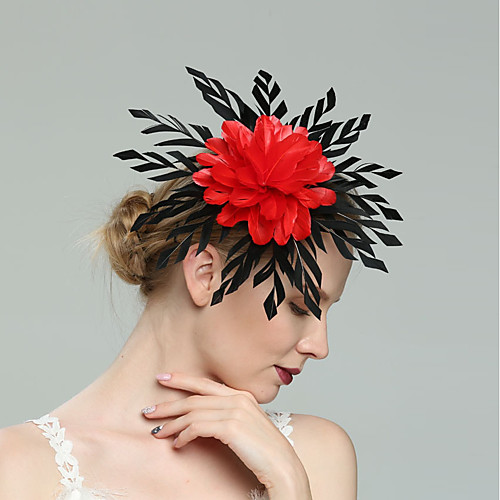 

Feathers Fascinators with Feather 1pc Wedding / Special Occasion / Horse Race Headpiece