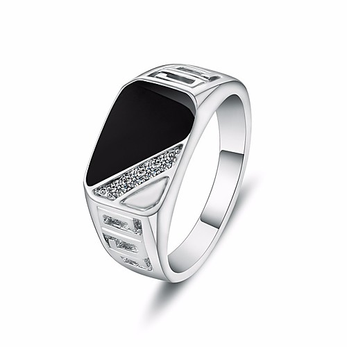 

Band Ring Hollow Out Silver Gold Golden Round Alloy Creative Simple Fashion Casual / Sporty 1pc 6 7 8 9 10 / Men's