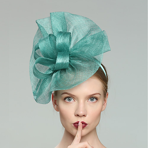 

Flax Fascinators with Solid 1pc Wedding / Special Occasion Headpiece