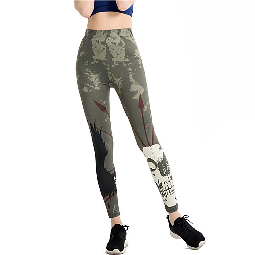 

Activewear Pants Pattern / Print Gore Women's Training Performance High Elastic Charmeuse