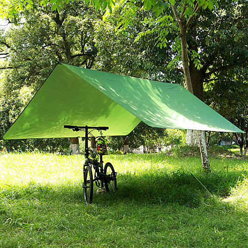 

Hammock Rain Fly Outdoor Breathability Wearable Reusable Adjustable Flexible Folding Polyster for 3 - 4 person Hunting Beach Camping Blue Black Green 300300 cm