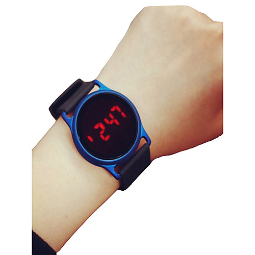 

Women's Men's Sport Watch Wrist Watch Digital Digital Minimalist Chronograph LCD Casual Watch / Two Years / Silicone