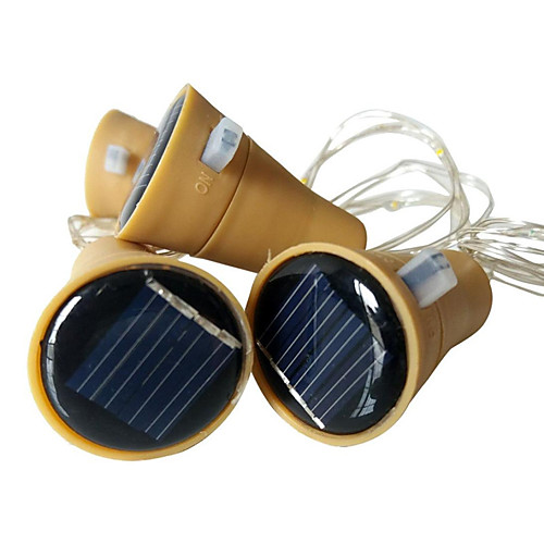 

Outdoor Solar String Light LED Solar Garden Light 3pcs 10LED 1M Solar Wine Bottle Stopper Copper Fairy Strip Wire Outdoor Party Decoration Novelty Night Lamp DIY