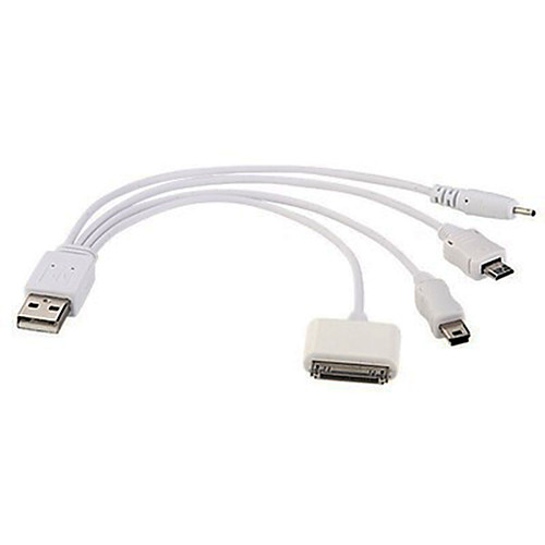 

Mini USB / Micro USB Cable <1m / 3ft All-In-1 / 1 to 4 / High Speed Plastics USB Cable Adapter For Samsung / Huawei / LG