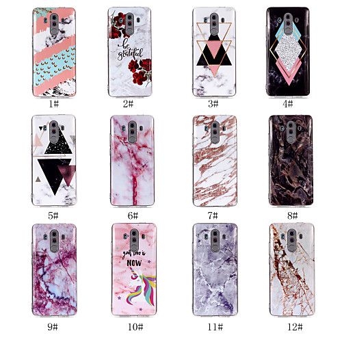 

Case For Huawei Mate 10 / Mate 10 pro / Mate 10 lite IMD / Pattern Back Cover Marble Soft TPU