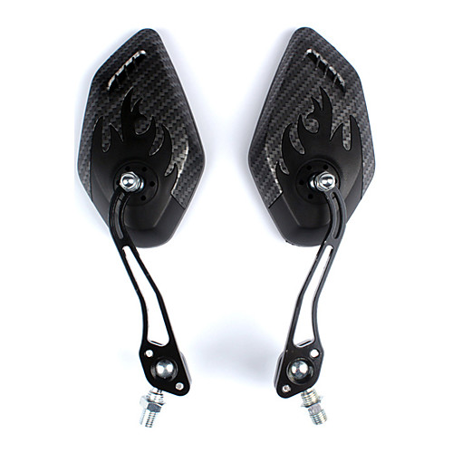 

Rear View Mirror Handlebar Bike Rear View Mirror Lightweight 360°Rolling / Rotatable Adjustable Flexible Cycling Bicycle motorcycle Bike Aluminum Alloy ABS Black 2 pcs Road Bike Mountain Bike MTB