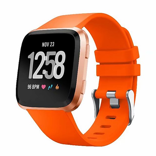

Watch Band for Fitbit Versa Fitbit Classic Buckle Silicone Wrist Strap