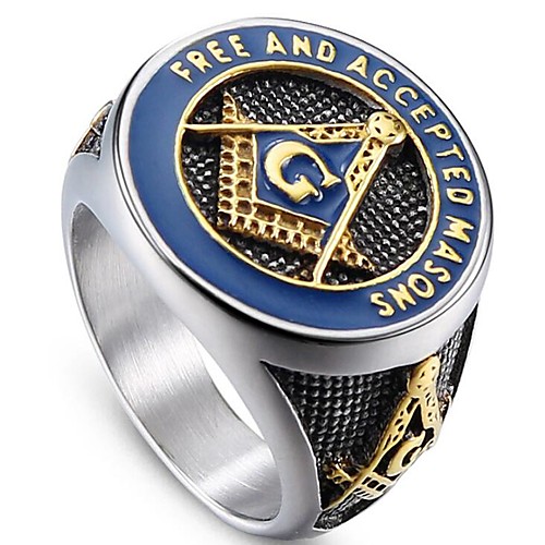

Men Band Ring Retro Silver Titanium Steel Class Vintage Military Army 1pc 8 9 10 11 12 / Men's