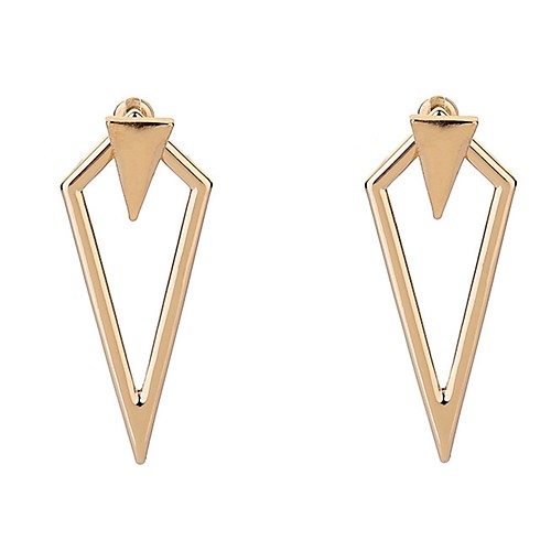 

Women's Drop Earrings Hollow Out Ladies Simple Earrings Jewelry Gold / Silver For Daily 1 Pair