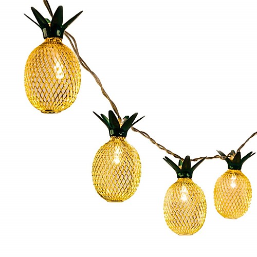 

1pc 1.5m LED String Lights for Hawaiian Party Diy Decoration Drop 10pcs Pineapple String Lights for Birthday Party Wedding