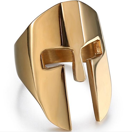 

Men Band Ring Vintage Style Silver Gold Black Titanium Steel Creative Vintage 1pc 8 9 10 11 12 / Men's