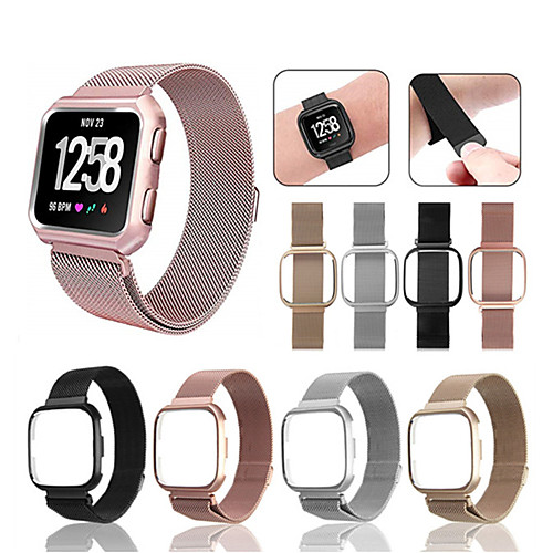 

Ремешок для часов для Fitbit Versa Fitbit Спортивный ремешок / Миланский ремешок Нержавеющая сталь Повязка на запястье