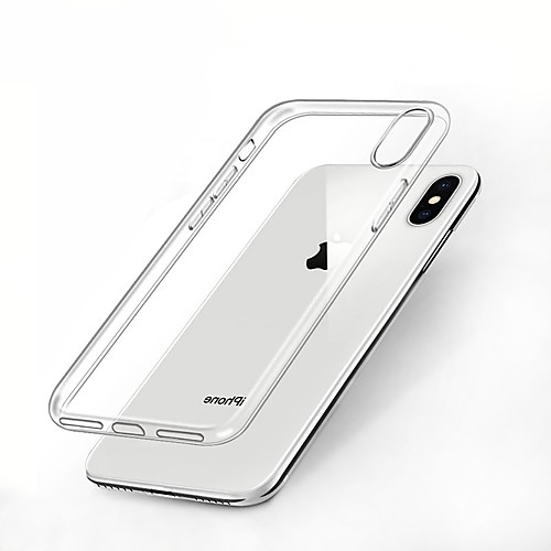 

чехол для Apple Iphone XR XS XS Макс ударопрочный / прозрачная задняя крышка сплошной мягкий мягкий ТПУ для iPhone X 8 8 плюс 7 7plus 6s 6s plus se 5 5s