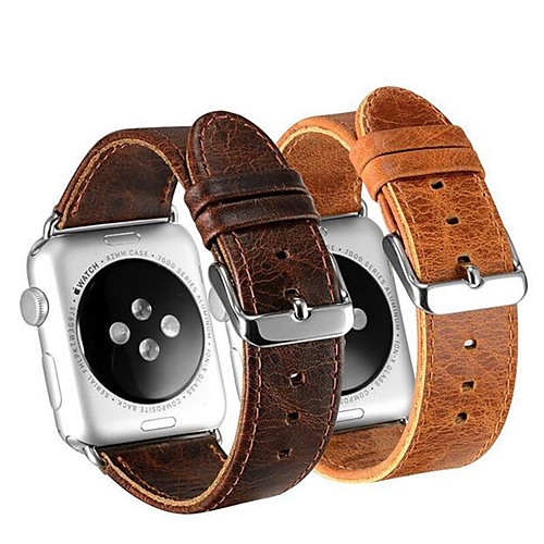 

Smart Watch Leather Band for Apple Watch Series 5/4/3/2/1 Apple iwatch Leather Loop Genuine Leather Sport Business Bands High-end Fashion comfortable Health Wrist Straps